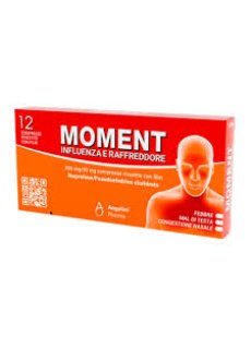 Moment Influenza e Raffreddore 200mg + 30mg - 12 Compresse