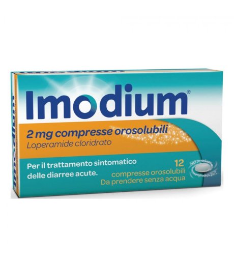 Imodium 12 compresse Orosolubili 2mg 