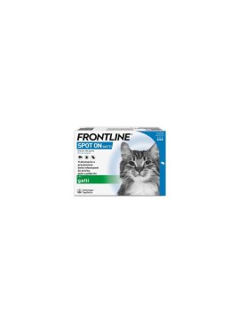Frontline Spot-On Gatti 3 Pipette - Trattamento Antiparassitario e Antipulci