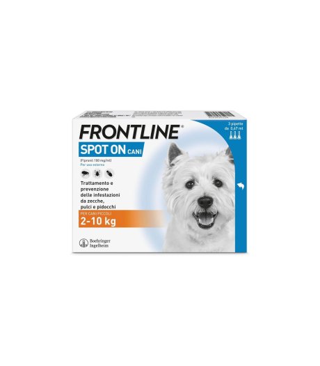 Frontline Spot-On Cani 2-10kg 3 Pipette