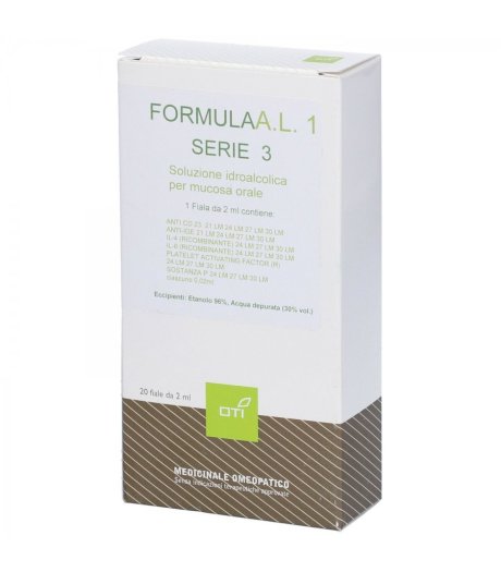 Oti Formula Al 1 Serie 3 20 Fiale Idroalcoliche - Rimedio Omeopatico