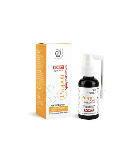 Fitopreparatori Italiani Propoli Spray Balsamico 30ml - Benessere Della Gola e Tono Della Voce Fitopreparatori Italiani Propoli Spray Balsamico 30ml - Benessere Della Gola e Tono Della Voce