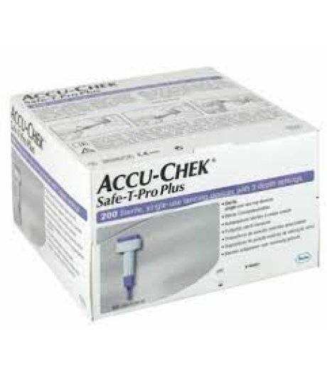 Lancette Pungidito Accu-Check Safe T Pro Plus PD 200 Pezzi