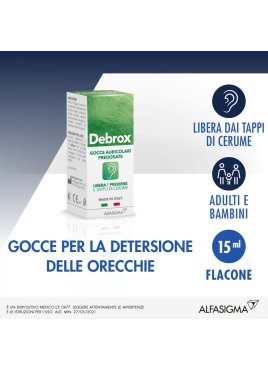 Debrox Gocce Auricolari per la Dissoluzione di Tappi di Cerume 15ml SCADENZA 30/11/2025