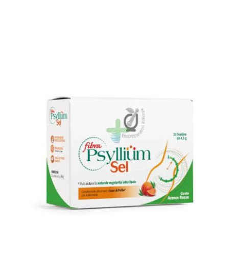 Fitopreparatori Italiani Psyllium Sel 20 Buste - Integratore per Favorire la Fisiologica Regolarità del Transito Intestinale