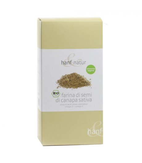Farina di Semi di Canapa Sativa Biologica 500 Grammi - Ricca di Proteine e Fibre per Pane Dolci e Ricette Vegane