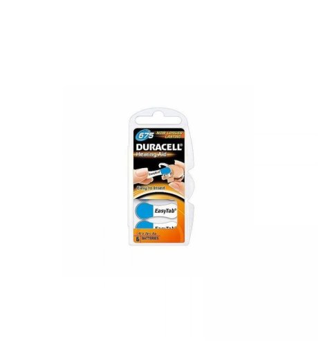 Duracell Italy Duracell Easy Tab 675 Blu Batteria Per Apparecchio Acustico 6 Batterie