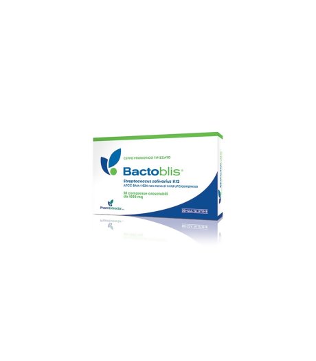 Bactoblis 30 Compresse Orosolubili - Integratore Probiotico Per Prevenire Faringiti e Tonsilliti 