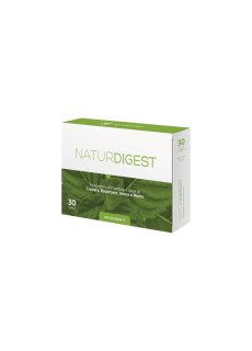 Naturdigest 30 Compresse - Integratore Utile a Favorire La Regolarità Intestinale e La Funzione Digestiva