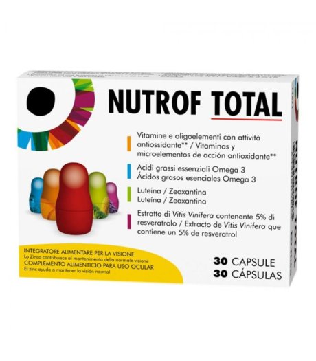 Nutrof Total Integratore Per Il Benessere Della Vista 30 Capsule 