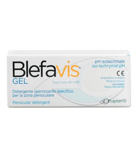 Blefavis Gel Occhi Detergente Igienizzante Per Palpebre E Ciglia 40 ml