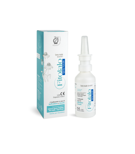 Fitopreparatori Italiani Fitoialo Spray Nasale 50ml - Coadiuvante in Caso di Raffreddore e Sinusite