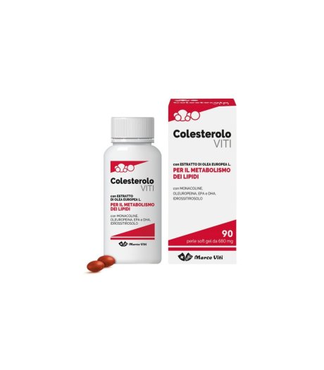 Colesterolo Viti 90 Perle - Integratore per il Metabolismo dei Lipidi
