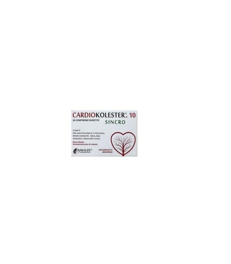 Cardiokolester 10 Sincro Integratore Per Il Colesterolo 30 Compresse 