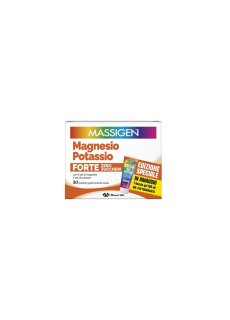 Massigen Magnesio e Potassio Forte 30 bustine - Integratore Energetico