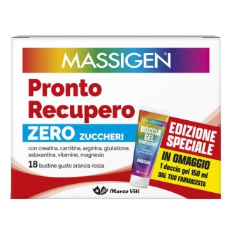 Massigen Pronto Recupero Senza Zucchero 18 Bustine