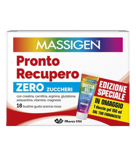 Massigen Pronto Recupero Senza Zucchero 18 Bustine
