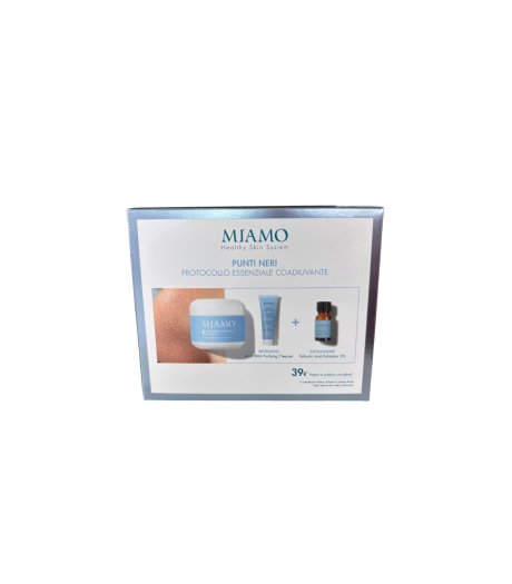 Miamo Cofanetto Punti Neri Cleansing Masque 60ml + in Omaggio AHA/BHA Purifying Cleanser 50ml + Salicylic Acid Exfoliator 10ml