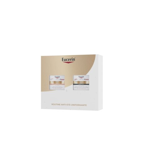 Eucerin Cofanetto Routine Anti-Età Avanzata con Hyaluron-Filler + Elasticity Crema Giorno Rosé Spf30 50ml e Crema Notte 50ml