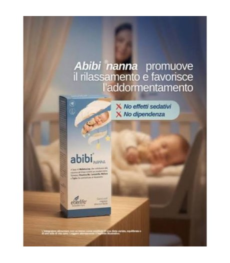 Abibi Nanna Gocce 6ml - Integratore Melatonina per Bambini