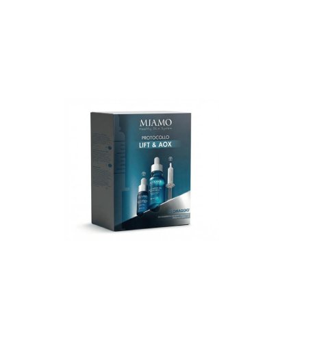 Miamo Protocollo Lift & Aox Anti-Rughe Effetto Lifting con Siero Multi Peptide 20% Lifting Serum 30ml + in Regalo GF5 Glutathione AOX Boost Serum 10ml + Epigenageshot 1ml
