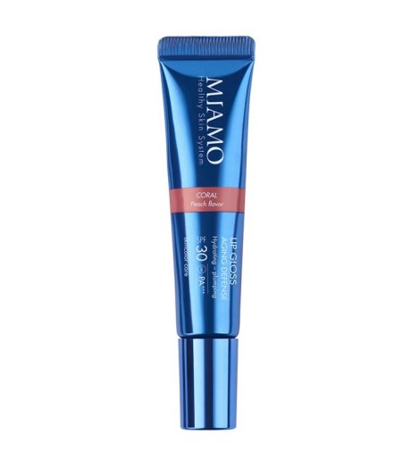 Miamo Lip Gloss Aging Defense SPF30 Protettivo Volumizzante e Idratante Colore Coral Peach Flavor 15ml Miamo Lip Gloss Aging Defense SPF30 Protettivo Volumizzante e Idratante Colore Coral Peach Flavor 15ml