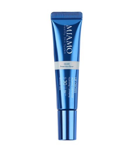 Miamo Lip Gloss Aging Defense SPF30 Protettivo Volumizzante e Idratante Colore Glass Sweet Mint Flavor 15ml Miamo Lip Gloss Aging Defense SPF30 Protettivo Volumizzante e Idratante Colore Glass Sweet Mint Flavor 15ml