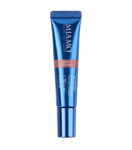 Miamo Lip Gloss Aging Defense SPF30 Protettivo Volumizzante e Idratante Colore Nude Plum Flavor 15ml Miamo Lip Gloss Aging Defense SPF30 Protettivo Volumizzante e Idratante Colore Nude Plum Flavor 15ml