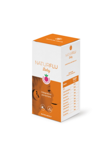 Naturflu Baby 200ml Gusto Frutti Di Bosco - Integratore Utile Per La Funzionalità Delle Secrezioni Bronchiali e Delle Prime Vie Respiratorie