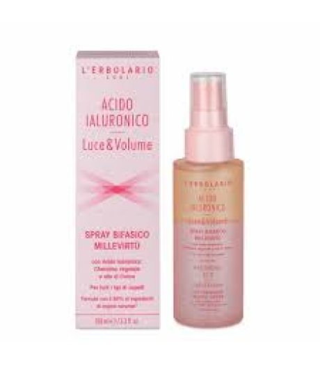 L'Erbolario Spray Bifasico Acido Ialuronico Luce & Volume 100ml