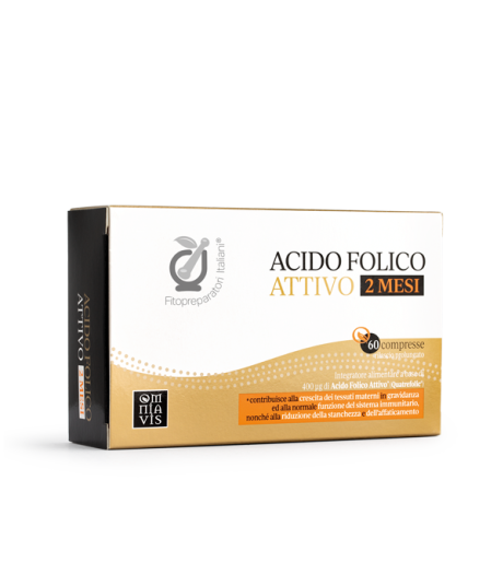 Fitopreparatori Italiani Acido Folico Attivo 60 Compresse Fitopreparatori Italiani Acido Folico Attivo 60 Compresse
