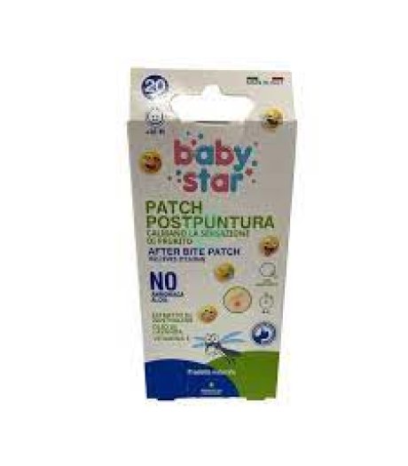 Babystar Natural Patch Post Puntura Emoji 20 Pezzi