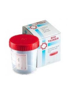 Contenitore Per Urina Biotainer In Polipropilene Con Tappo/Vite Da 120 Ml 1 Pezzo