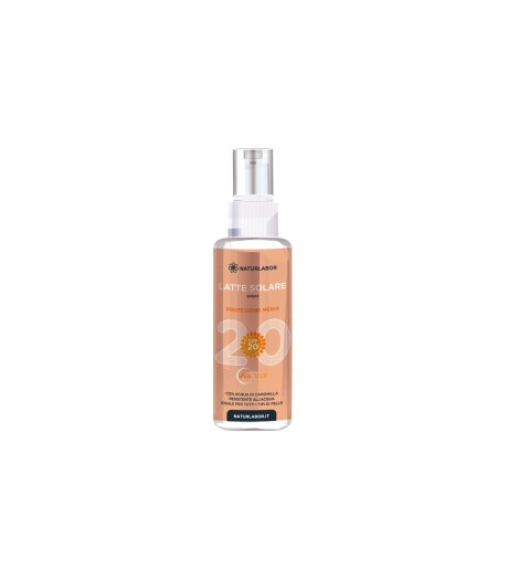 Naturlabor Latte Solare Spray Spf20 100ml