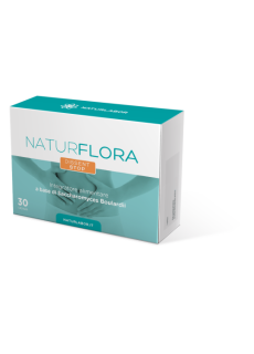 Naturflora Dissent Stop 30 Capsule - Integratore a Base del Probiotico Saccharomyces Boulardii in Grado Di Favorire L’Equilibrio Della Flora Intestinale