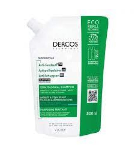 Dercos Eco Ricarica Shampoo Antiforfora Sensitive 500ml