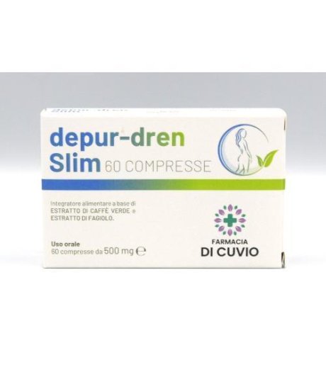 Depur Dren Slim 60 Compresse - Integratore Per il Controllo del Peso Corporeo, Saziante