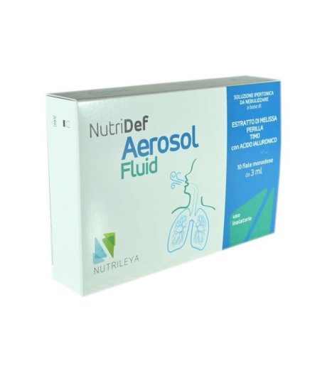 Nutrileya Nutridef Aerosol Fluid 10 Flaconcini Monodose