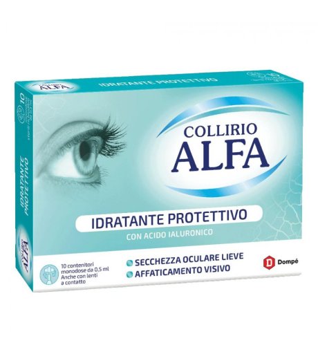 Collirio Alfa Idratante Protettivo con Acido Ialuronico 10 Flaconcini