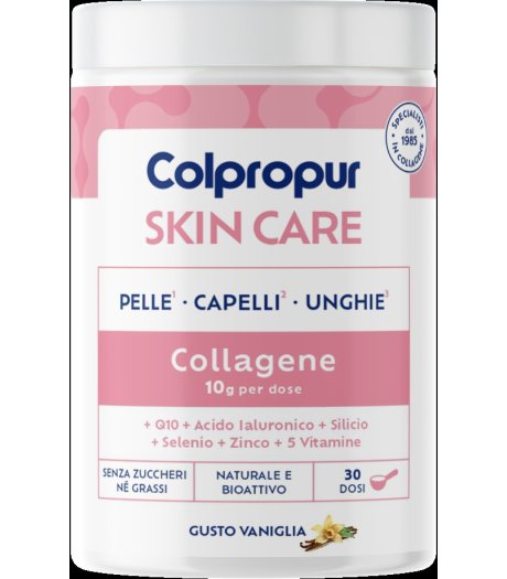 Colpropur Skin Care Gusto Vaniglia 309g - Integratore Per Pelle Capelli e Unghie a base di Collagene