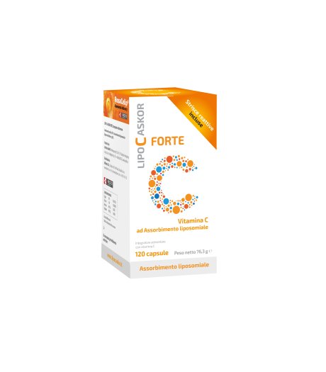 Lipo C Askor Forte Vitamina C Liposomiale 120 Capsule + In Omaggio Strisce Reattive 