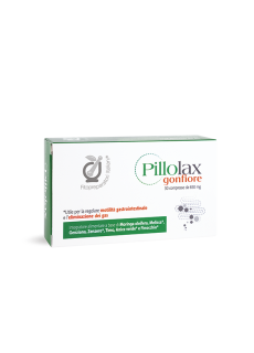 Fitopreparatori Italiani Pillolax Gonfiore 30 Compresse - Integratore Utile Per Regolare La Motilità Gastrointestinale e L’Eliminazione Dei Gas