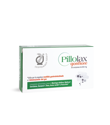 Fitopreparatori Italiani Pillolax Gonfiore 30 Compresse - Integratore Utile Per Regolare La Motilità Gastrointestinale e L’Eliminazione Dei Gas Fitopreparatori Italiani Pillolax Gonfiore 30 Compresse - Integratore Utile Per Regolare La Motilità Gastrointestinale e L’Eliminazione Dei Gas
