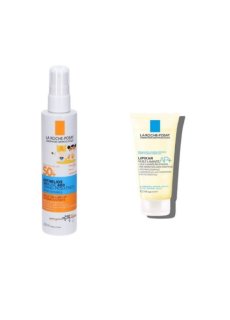 La Roche Posay Spray UV Mune Dermo-Pediatrics Spf50+ Spray Solare Bambino 200ml + Lipikar Olio 100ml