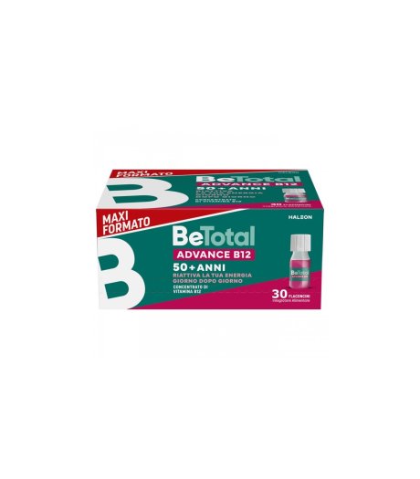 Betotal Advance B12 50+ anni integratore energizzante 30 flaconcini 7ml