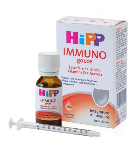 HiPP Immuno Gocce - Integratore Per Il Sistema Immunitario Bambini 20ml