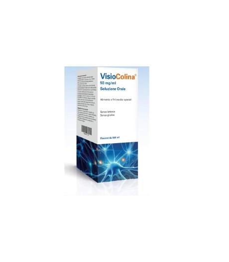 Visiocolina 50mg/ml Soluzione Orale per Supporto Visivo nel Glaucoma 500ml