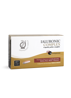 Fitopreparatori Italiani Ialuronic Complex 30 Compresse - Integratore a Base di Acido Ialuronico, Biotina, Zinco, Silicio e Vitamina C