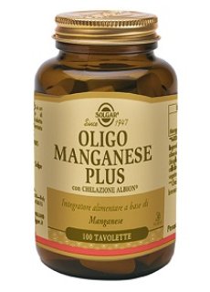 OLIGO MANGANESE PLUS 100T SOLGAR