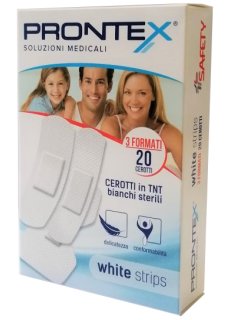 PRONTEX CER WHITE STRIPS 20PZ